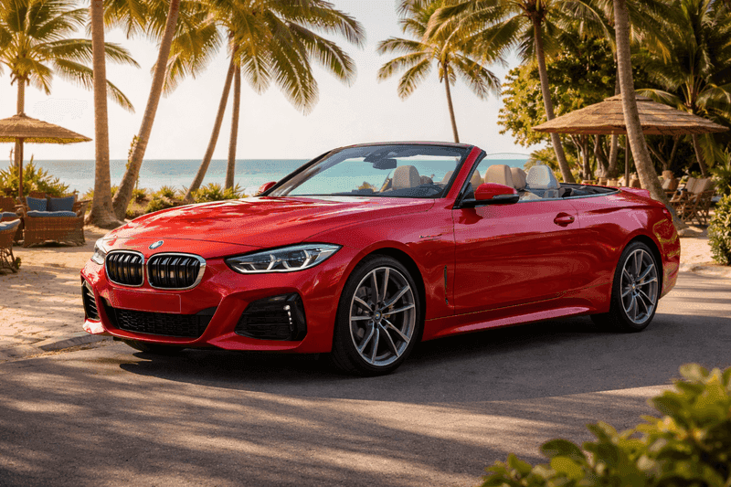 BMW 425i Cabriolet Red