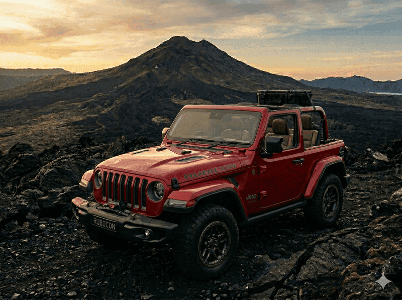 Jeep Rubicon Red
