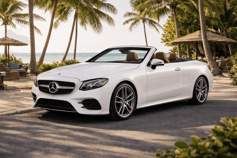 Mercedes Benz E400 White