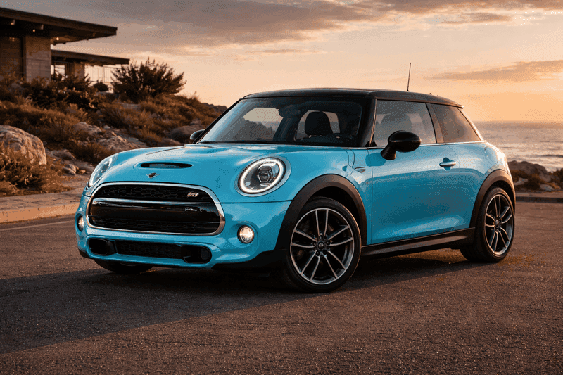 Mini Cooper S Aqua Blue