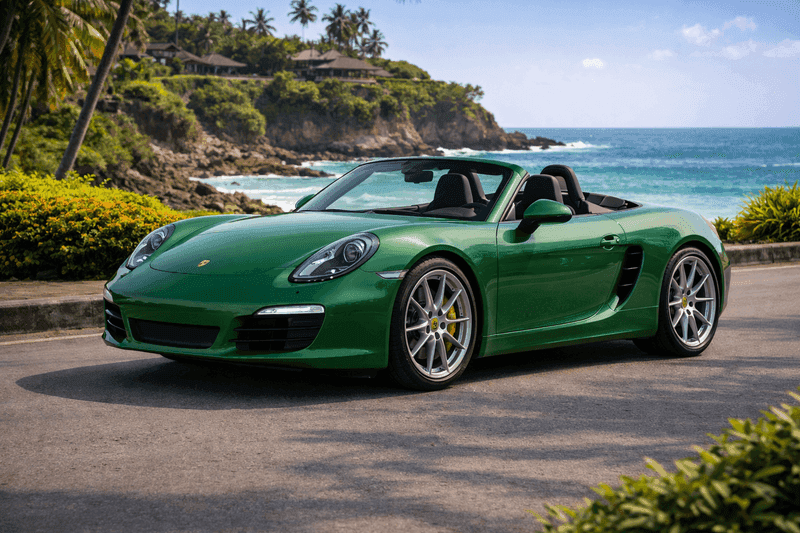 Porsche Boxster Green