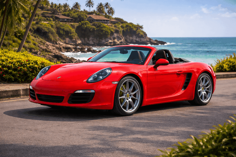 Porsche Boxster Red