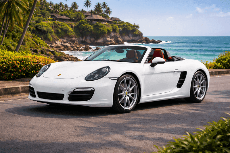 Porsche Boxster White