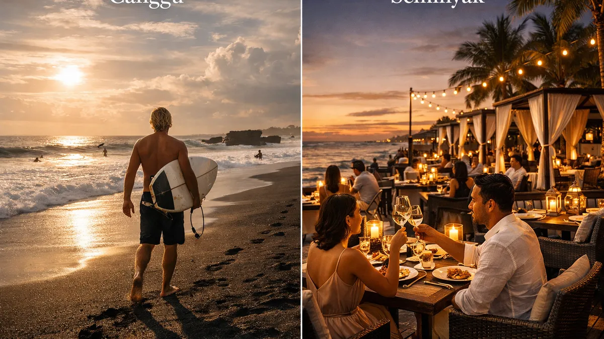 Canggu vs Seminyak — The Definitive Comparison